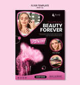 a flyer for a beauty product