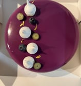 entremet myrtille vanille