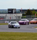 Nathan Williams Racing leading the pack at in the OT Coupe Cup 2025 at Snetterton.