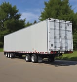 caja cerrada de trailer de 53 pies de largo