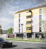 Perspective d'un logement collectif