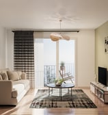 Perspective intérieure de logement