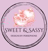 picture of pomegranate sweet and sassy designs by Persephone logo