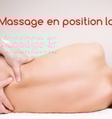 massage latéral pour massage restauratif ou maternel