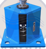 Seismic isolators designed to minimize building vibrations and structural damage.