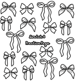 Free cottagecore bow swatch sheet—download now