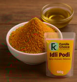 Spicy and healthy idli podi. Mix with sesame or coconut oil ready to eat with idli and dosa