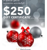 a gift certificate towards a vacation rental