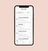 Screenshot de l'application TrackNow de suivi de colis