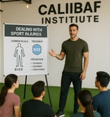 ‘Dealing with injuries’ thought at CALIBAF INSTITUE (Certified Calisthenics Trainer)