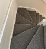 Rental property stairs carpet