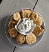 fried zucchini, Sunset Drift tavern , Ksamil Albania