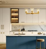 luxury modular kitchen, PU finish