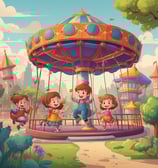 Two flags with vibrant rainbow colors are waving against a clear blue sky. The flags include symbols and additional colors representing diversity and inclusion.