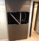 dinc design yacht paneling and leather upholstery
