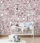 Vinilo decorativo cuarto niña