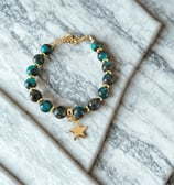 a bracelet bracelet with a starfish charm