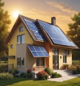 blue solar panels during daytiem