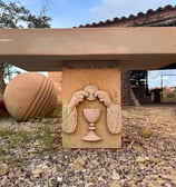 mesa de altar en piedra barichara