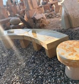 silla en piedra