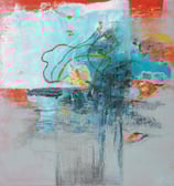 Landscape series/ Summer I. /230euro/2024/ 600x600/Acryl painting, mixed media