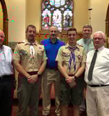 Eagle Scout ceremony