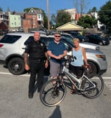 Donation of e-bike to Hamburg PD