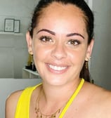 a woman with a yellow top and a yellow top