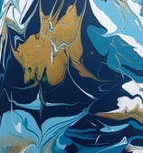Fleur d'Or - 30€ -peinture acrylique - 2024