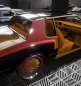deep orange interior