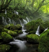 Cascade d'une rivière ardéchoise