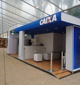 Projeto de Stand para feira do Livro da CEF - Caixa Econômica Federal em Porto Alegre, RS