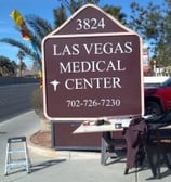 Installation of Commercial Sign, with fabrication of sheet metal and spray painting