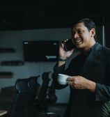 smile after trade success