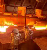 a group of people working in a factory