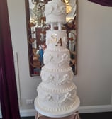 Lily Farm House Wedding Cake