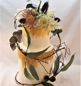 Doubleview Wedding Cake