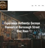 Bier Haus website