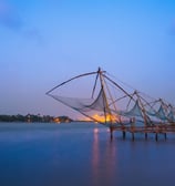 Chinese Fishing Net at the Queen of Arabian Sea - Kochi