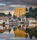 The stunning view of Shri Padmanabha Swamy Temple, Trivandrum