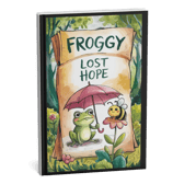 a froggy book with a froggy bookmarked froggy froggy frog