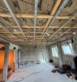 Mise en place d'un plafond neuf