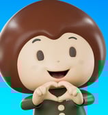 mascote 3d personagem 3d
