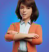 mascote 3D personagem 3D