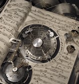 round white and brown dining set with ball pendant lamps photography