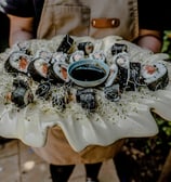 Sushi gourmet para eventos en Málaga. Originalidad, frescura y presentación impecable con La Santa