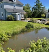 Balmor Landing Best Cape Breton Airbnb with large garden/fish pond, beautiful home, sleeps 8 people