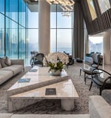 Ultra luxurious penthouse living room