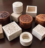 Artistic boxes, jewelry box wood
