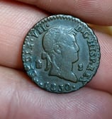 2 maravedis de 1830, Fernando VII. Ceca Segovia. P.V.P: 14€